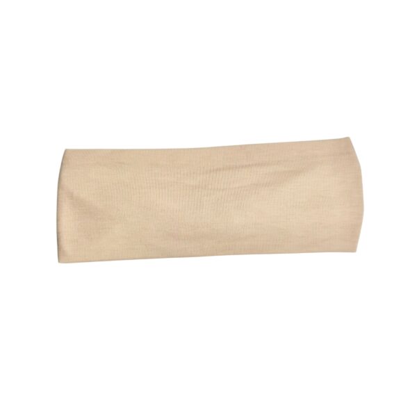 Hårbånd smal ensfarget – Beige