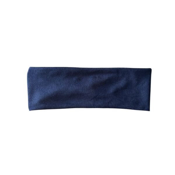 Hårbånd smal ensfarget – Navy