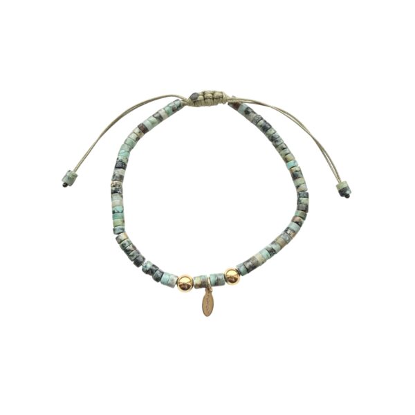 Rock beads m. stramming herre – Grønntoner