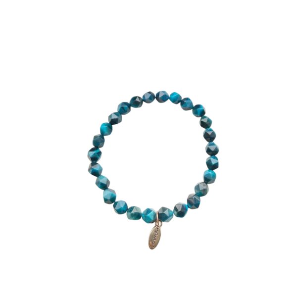 Rock beads armbånd herre – Blå
