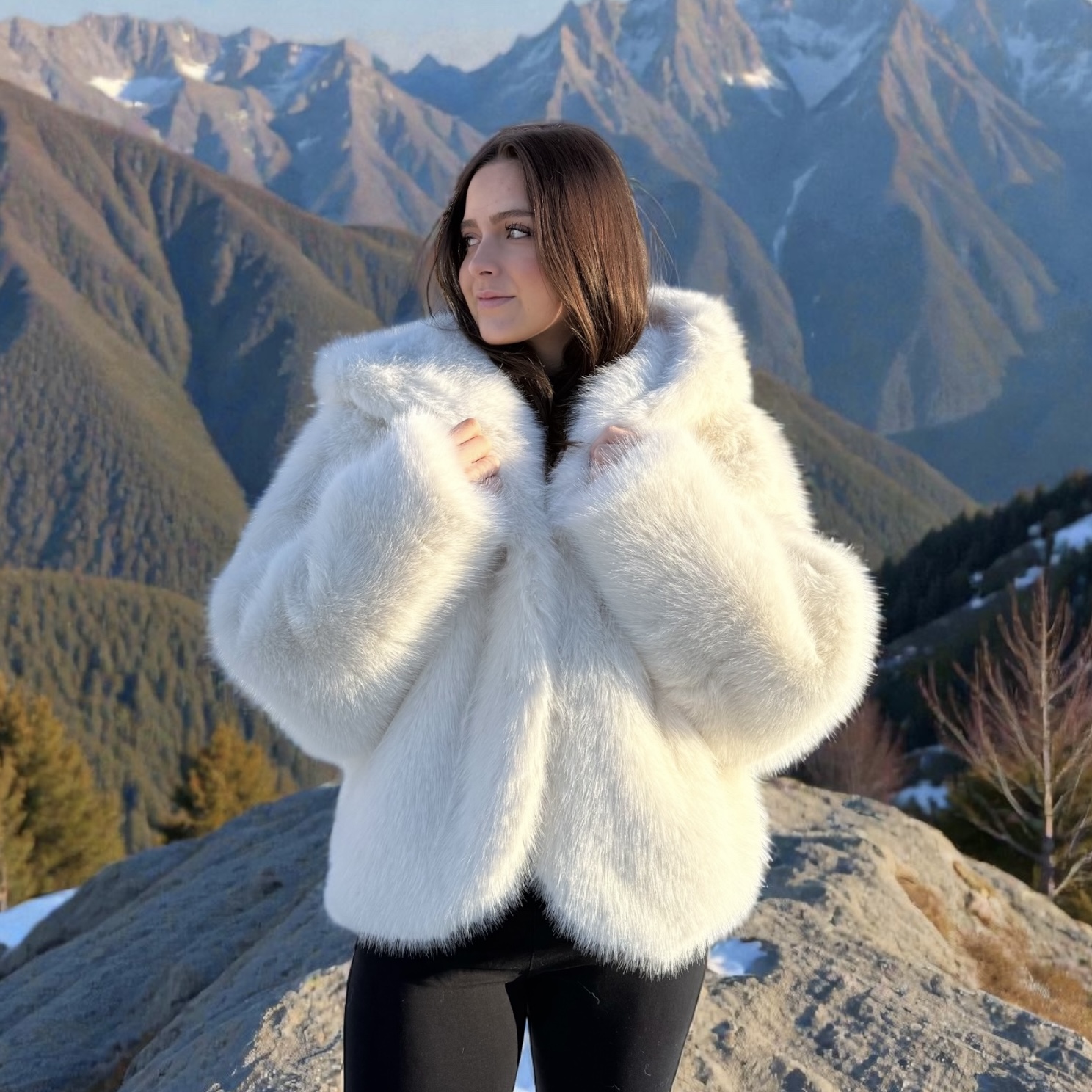 Courchevel fuskepels jakke - Noma Norge