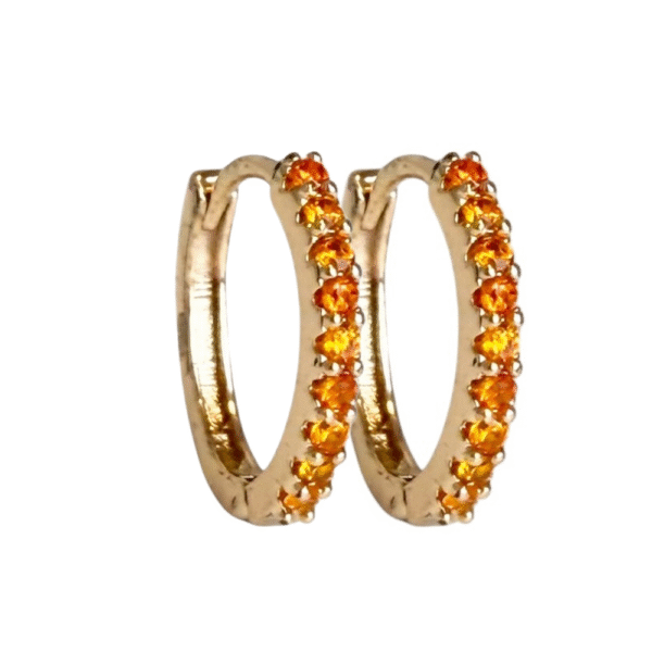 Ørering 1 rad stener – Oransje