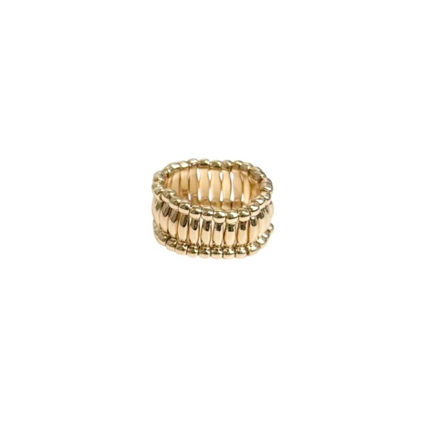 Ring strikk enkel – Gull