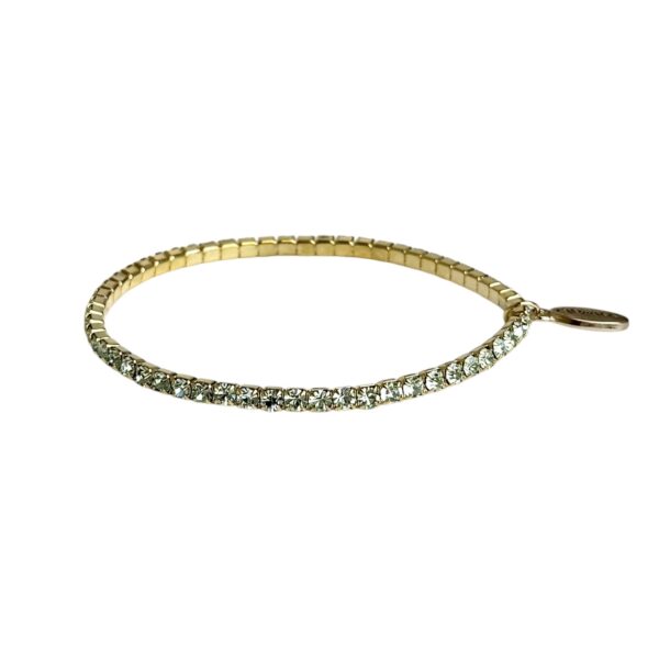 Armbånd stener strikk – Lys grønn/Chrysolite