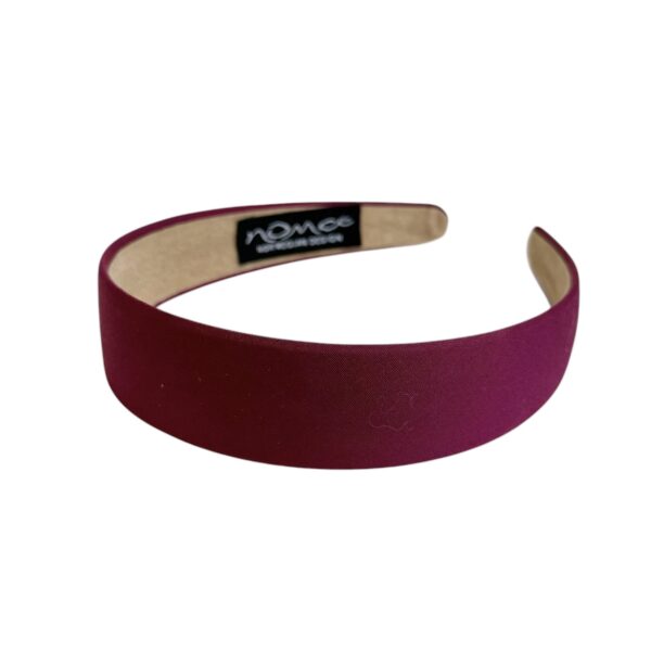 Jackie hårbøyle basic flat – Burgunder