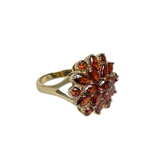 Skjerfring med stener – Topaz