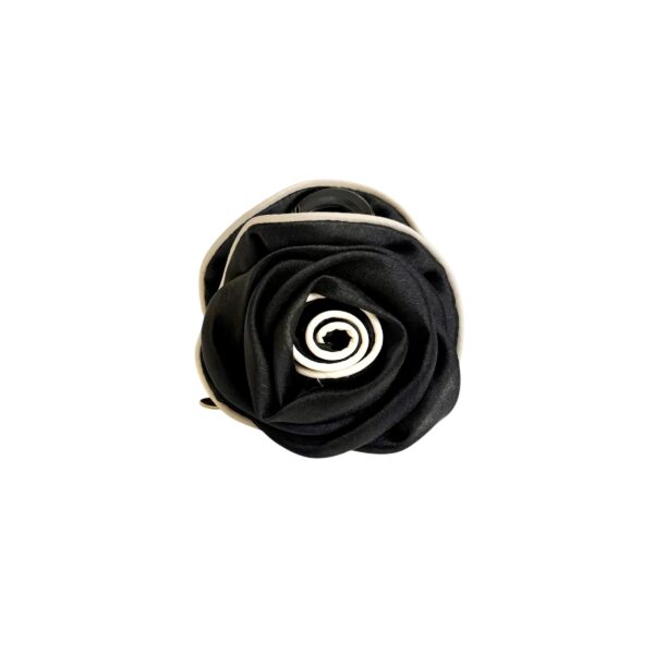 Senorita hårklype silkeblomst – Sort/creme