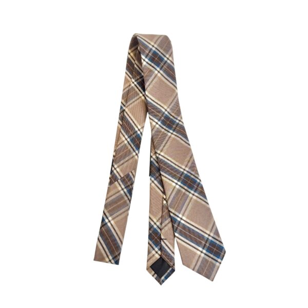 Slips ruter – Bruntoner/blå/creme