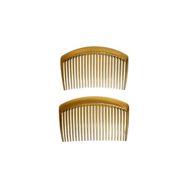 2pk hårkammer – Lys karamell