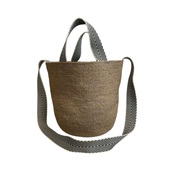 Liten håndlaget sisalbag – #03 Natur