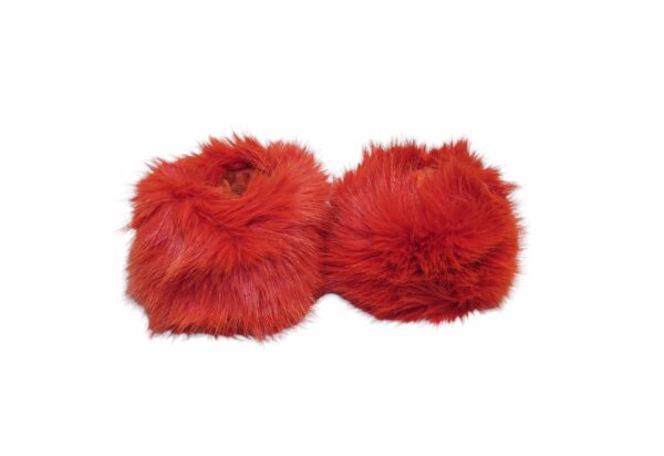 OUTLET Exclusive fuskepels arm cuffs – Oransje
