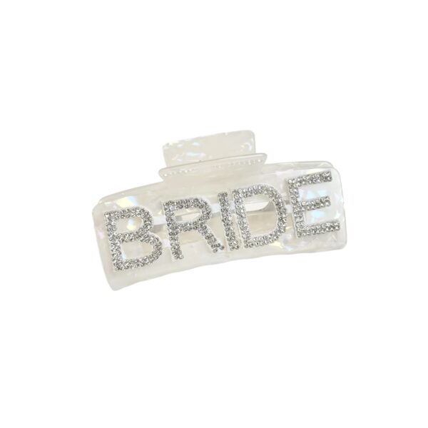 BRIDE hårklype – Hvit marmor