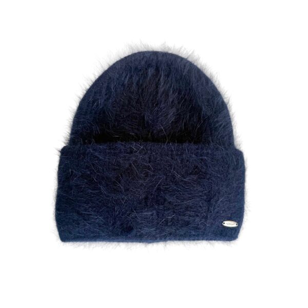 Basic lue med mønstret kant – Navy