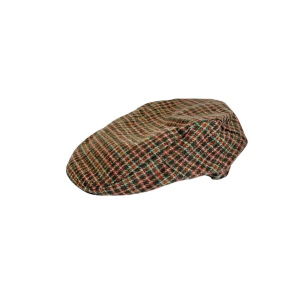 Edinburgh flat cap hatt – Multicolor ruter